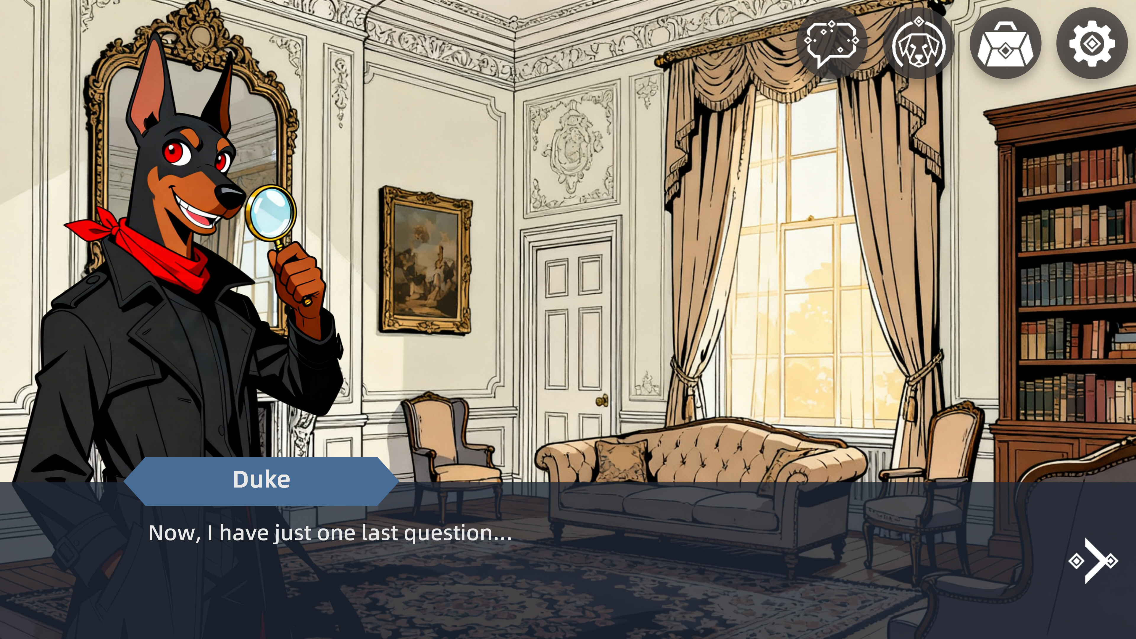 The Wild Detective: The Hound of the Foggy City screenshot 1