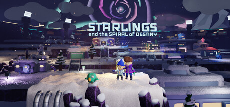 Cover art from Starlings and The Spiral of Destiny