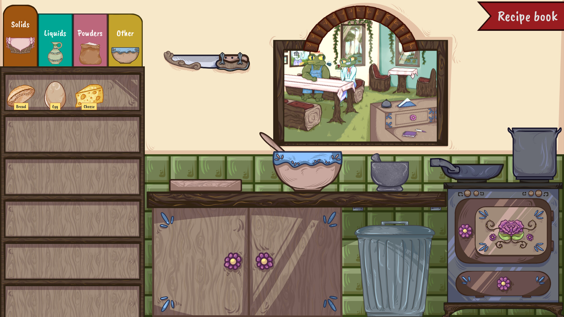 Food for Frog trailer