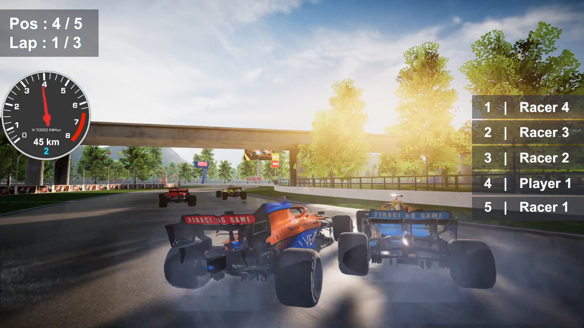 F1 Simulator trailer