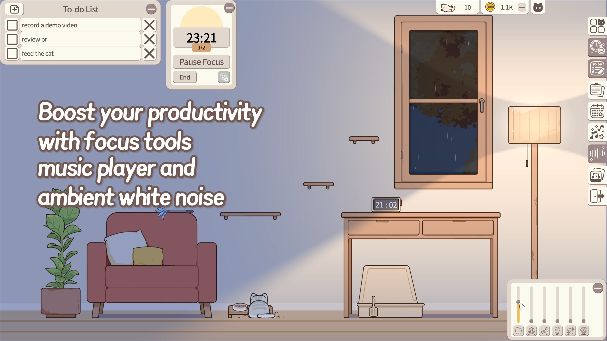 Meow Time: cozy cat room trailer