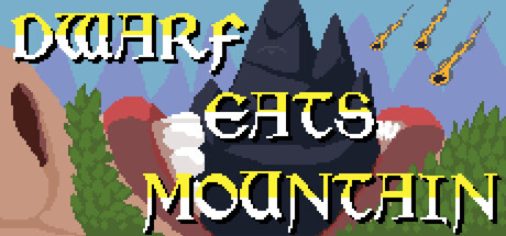 غلاف لعبة Dwarf Eats Mountain