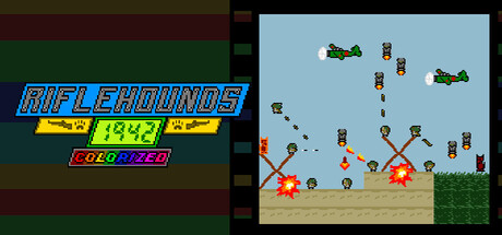 Cover art from Riflehounds 1942 Colorized