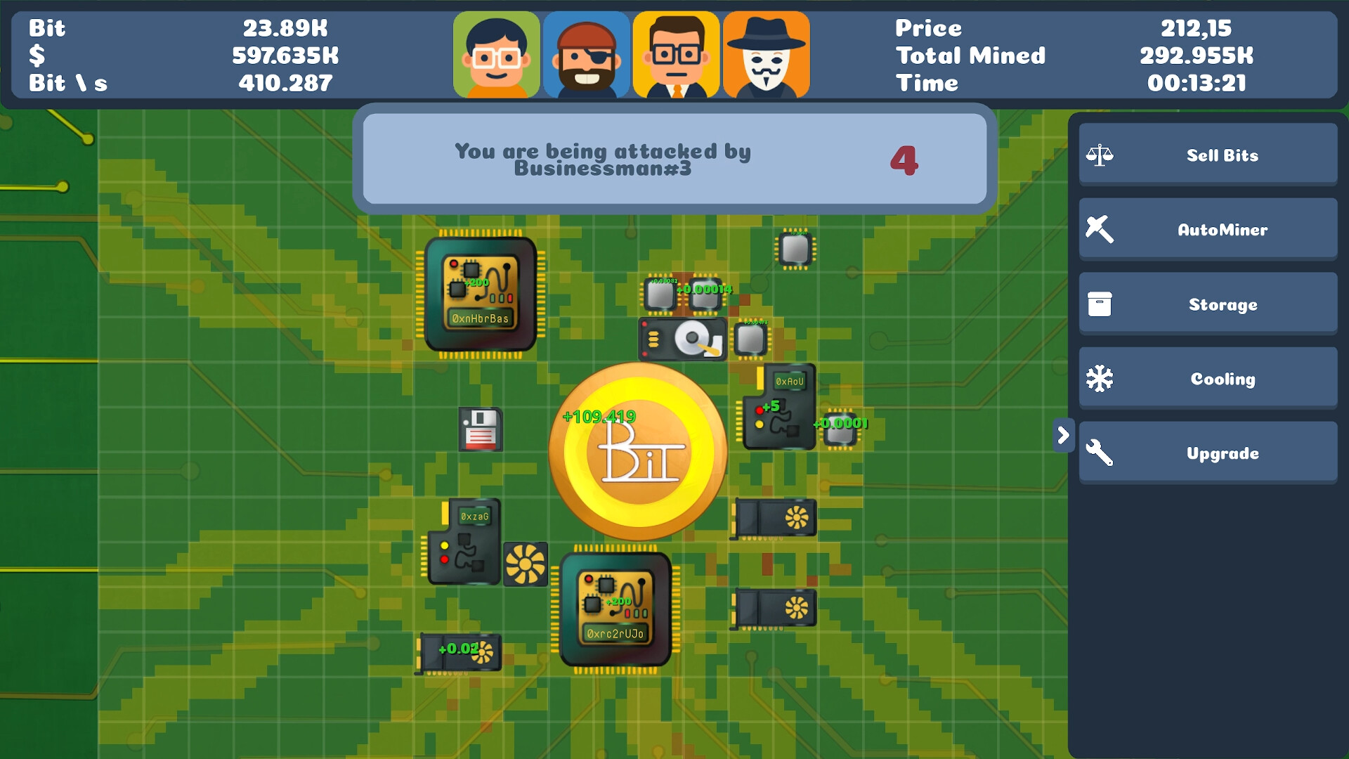 Bit Mine Clicker screenshot 3