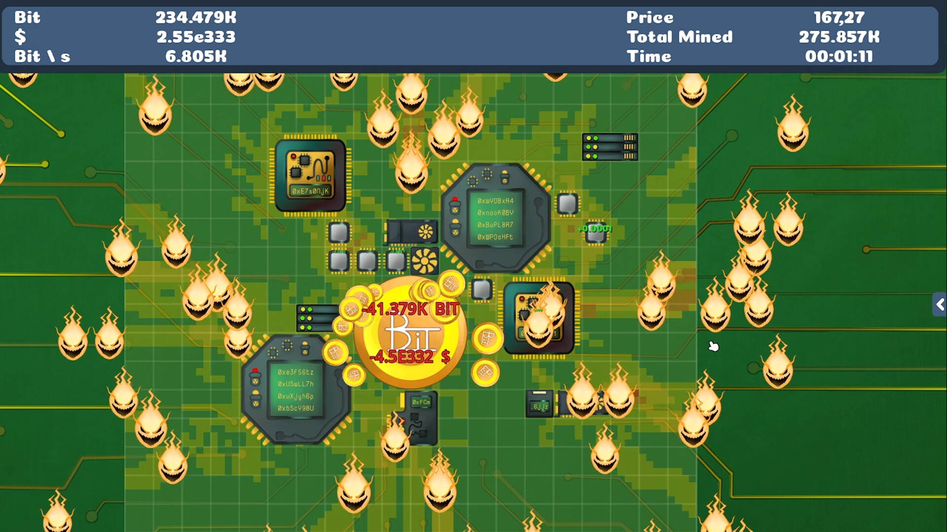 Bit Mine Clicker trailer