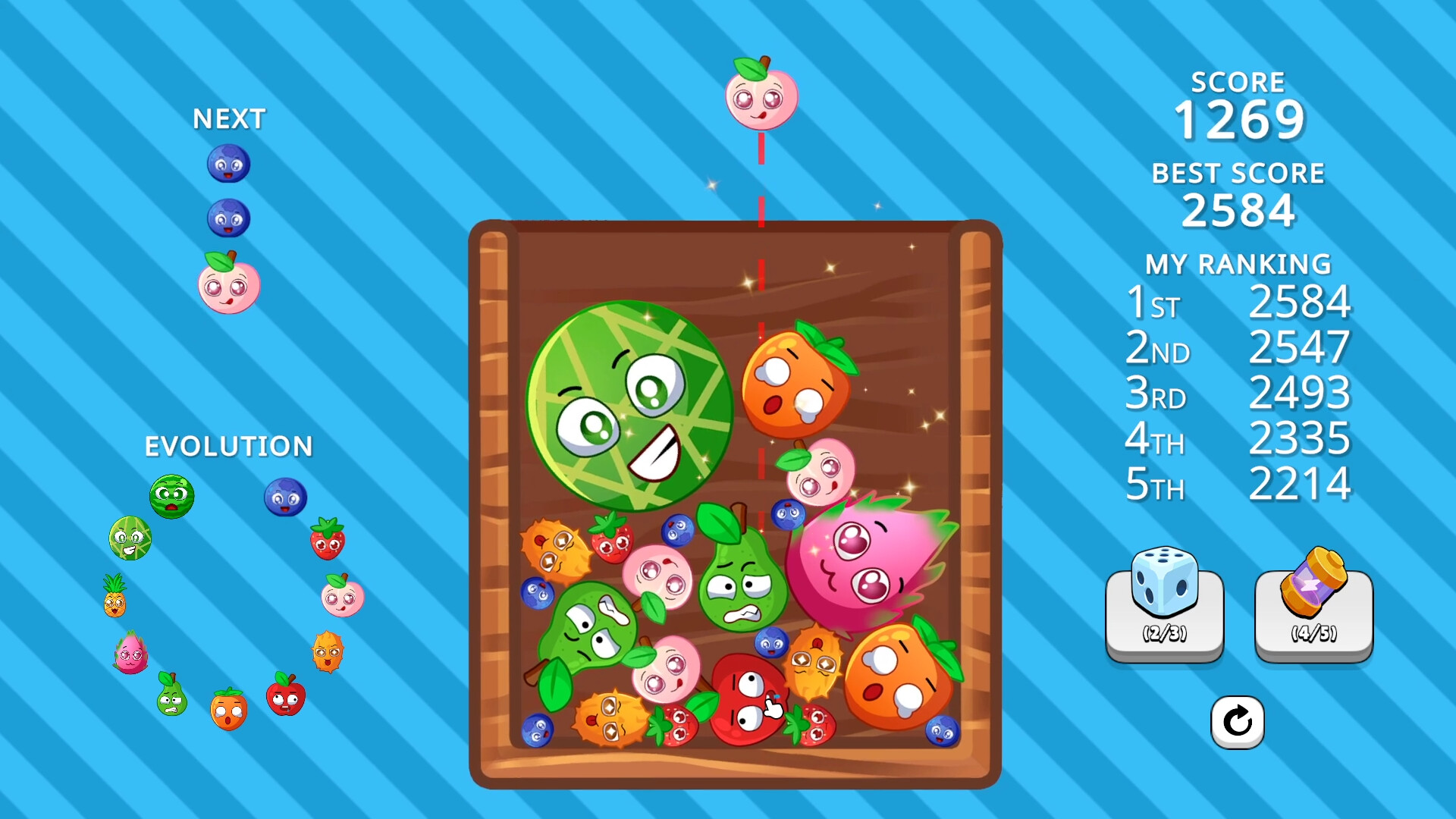 Suika Evolution: Shake & Merge screenshot 5