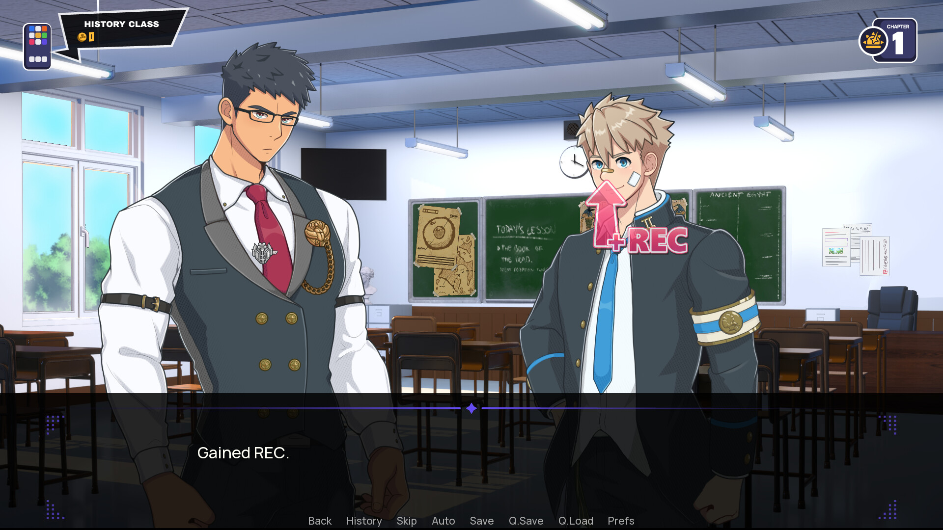  Overnight - Academy BL Romance Visual Novel screenshot 3