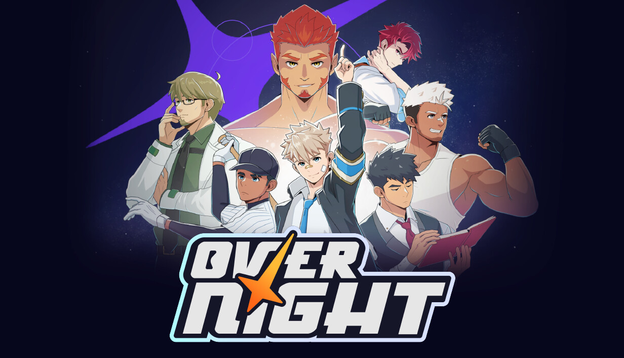  Overnight - Academy BL Romance Visual Novel trailer