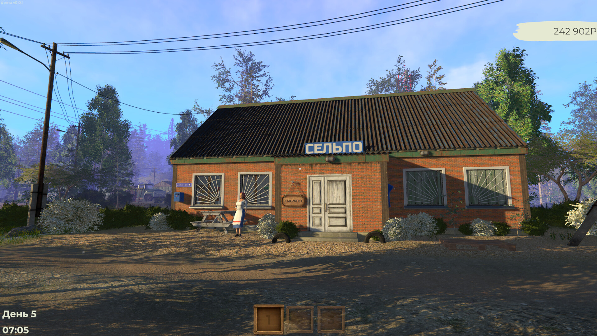 Russian Village Business trailer