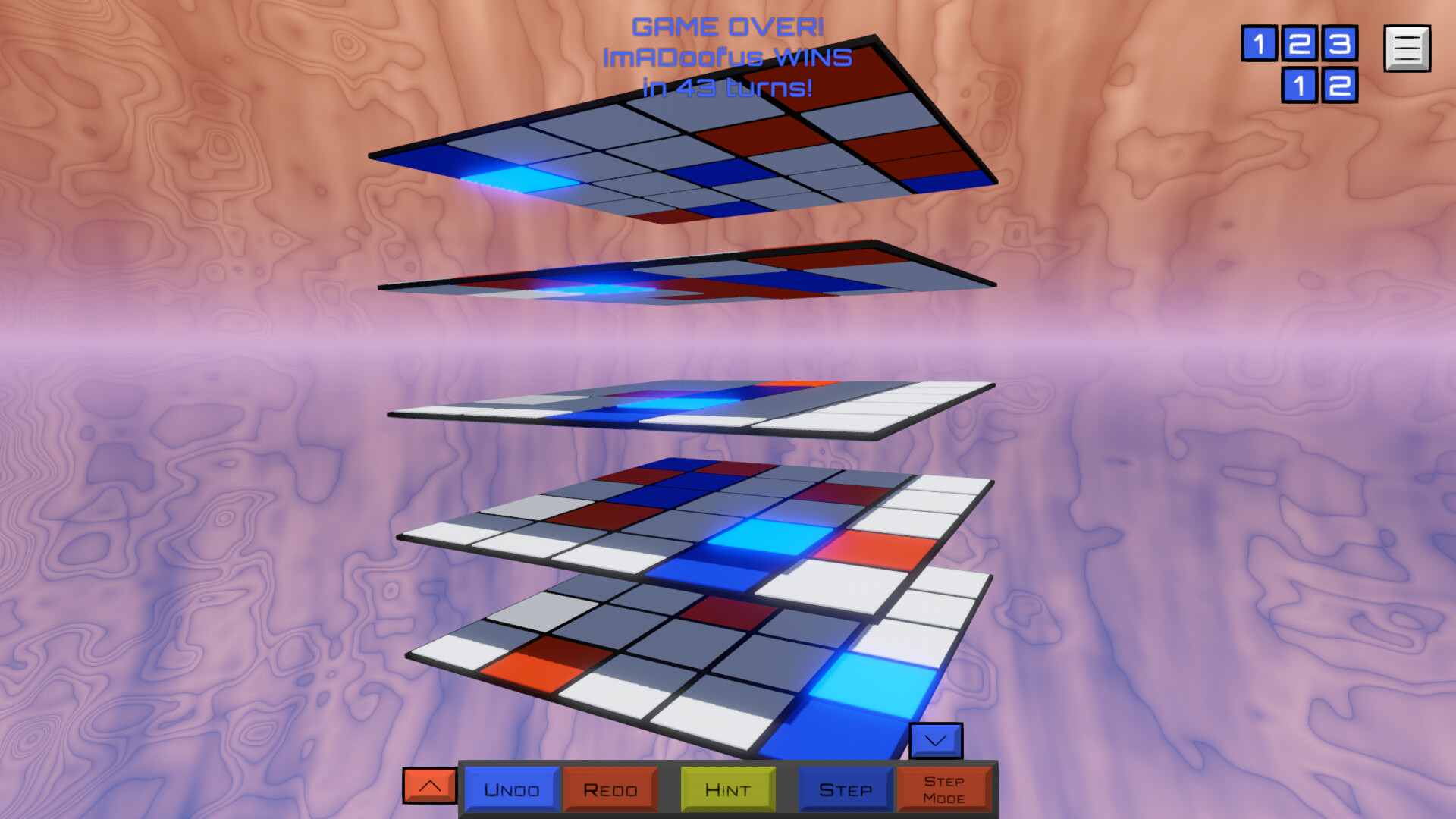 Tic-Tac-Toe Dimensions screenshot 2