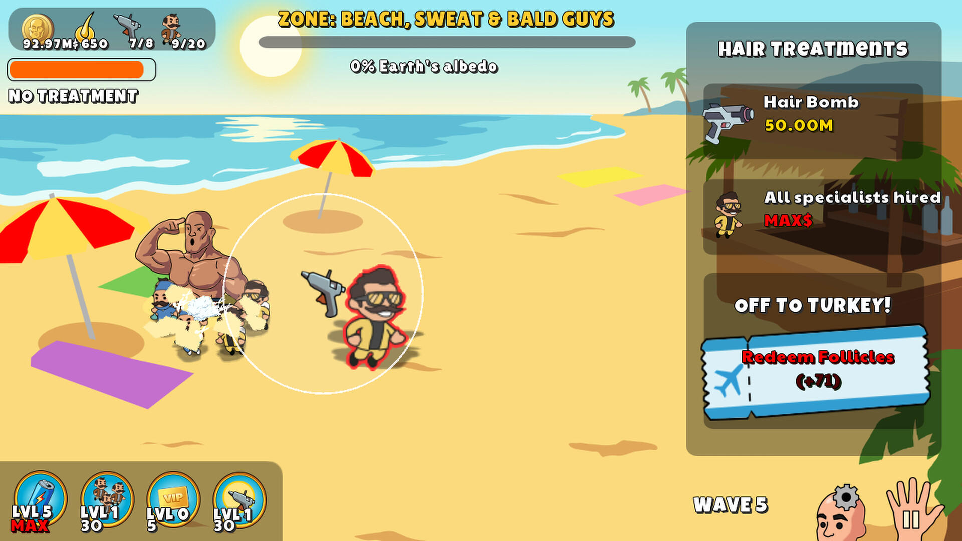 Bald Busters screenshot 2