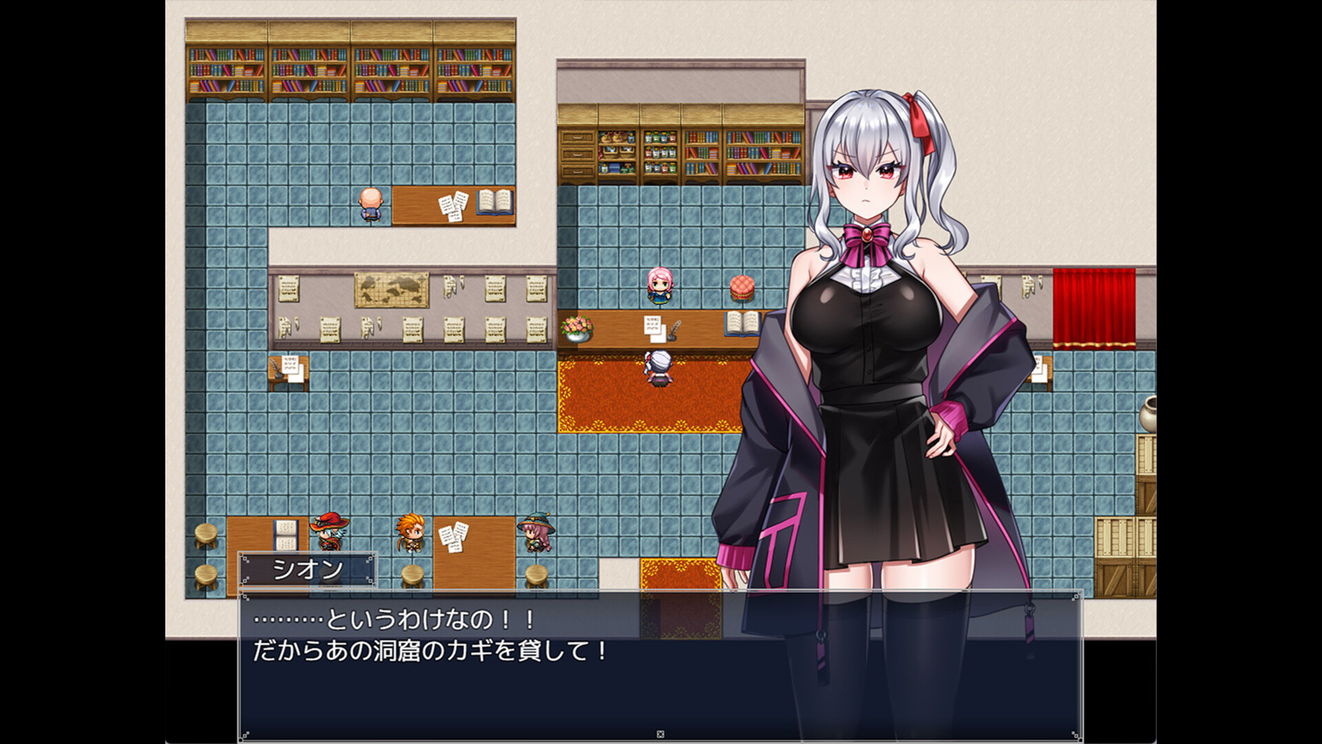 Shion Can't Fight! Level Up Failed... Lewdness Maxed screenshot 5