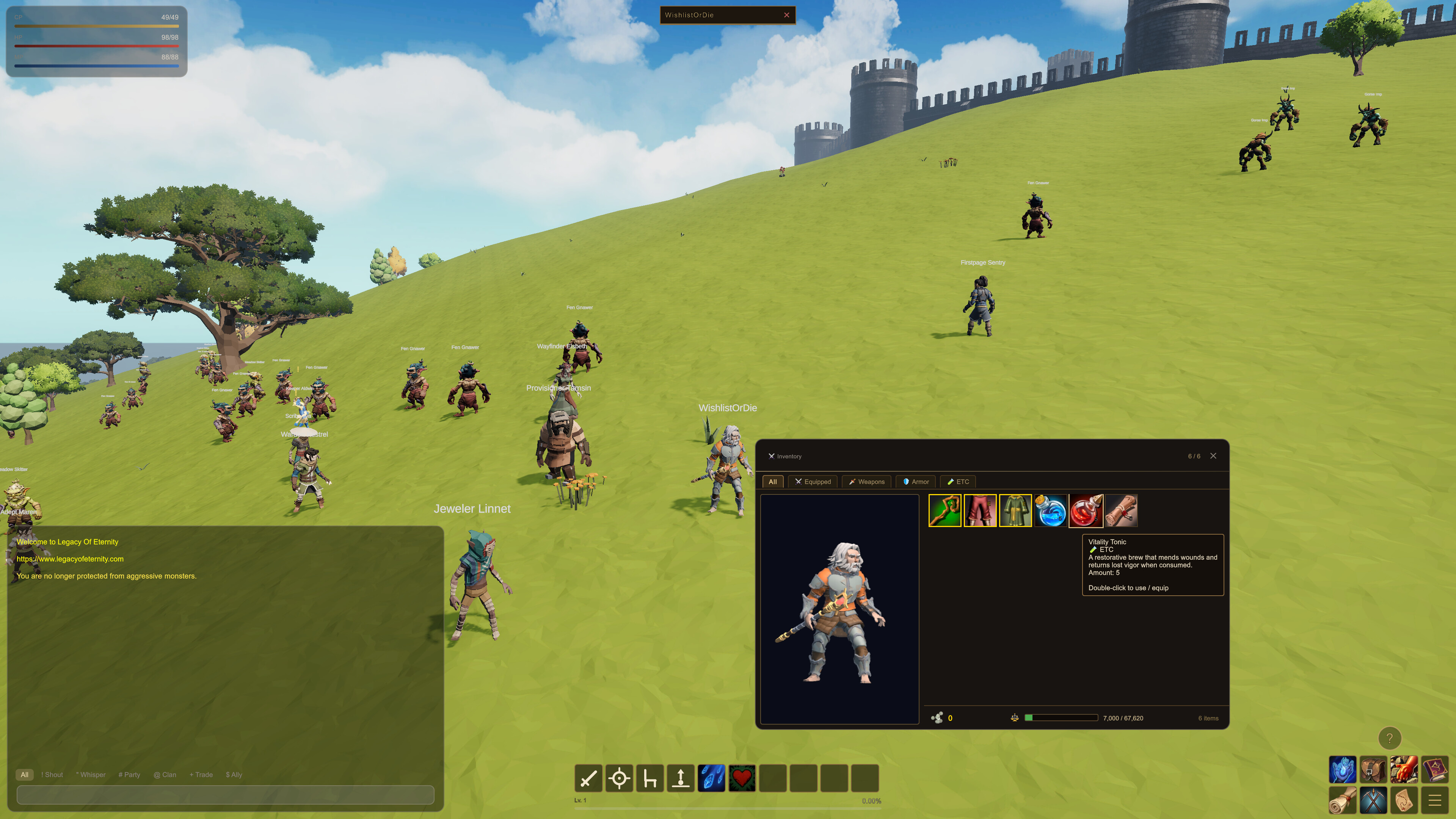 Legacy Of Eternity screenshot 2