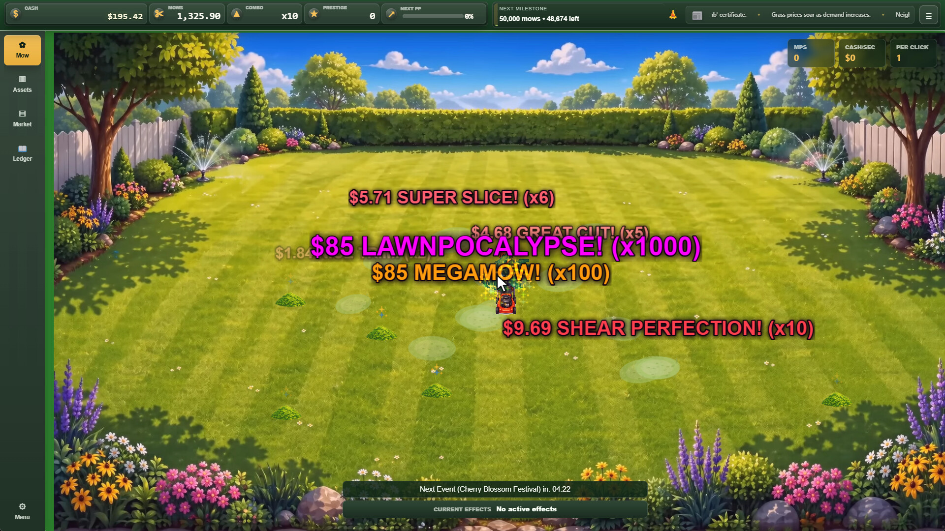 Lawn Care Clicker Deluxe screenshot 2
