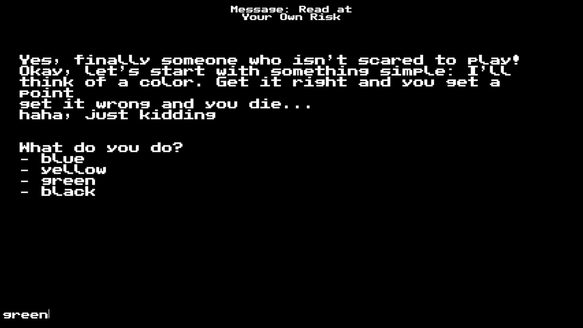 Message: Read at Your Own Risk trailer