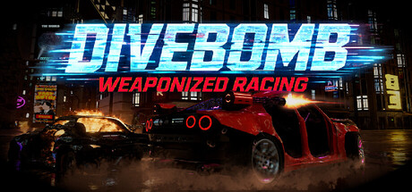 Cover art from DIVEBOMB: Weaponized Racing