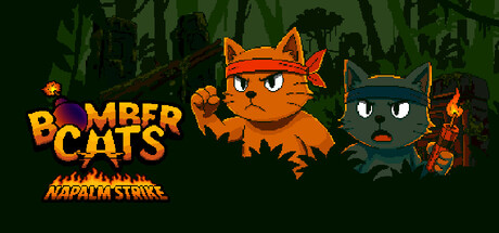 Cover art from Bomber Cats: Napalm Strike