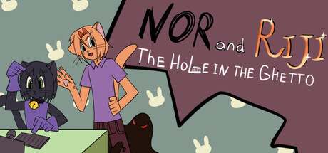 Cover art from Nor and Riji: The Hole in the Ghetto