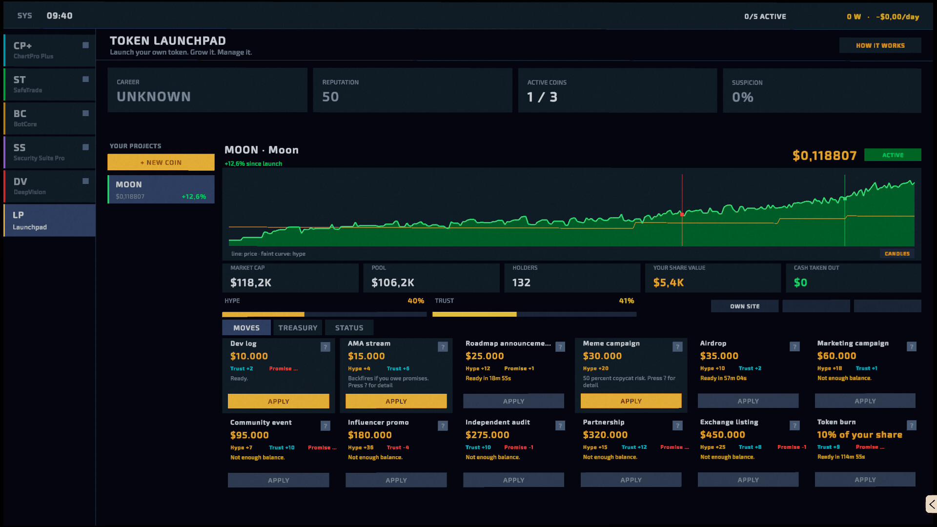 Crypto Trading Simulator screenshot 3