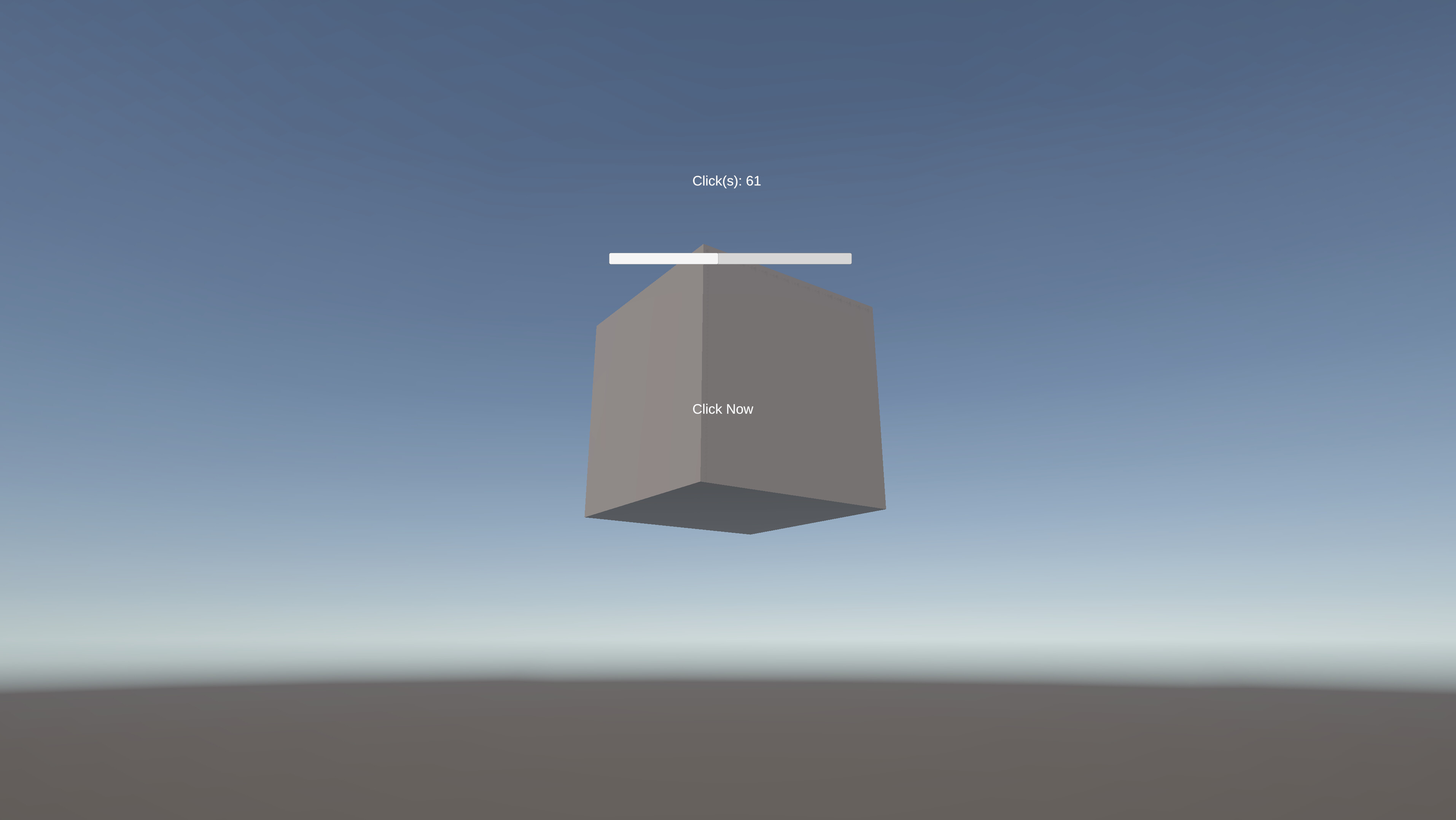 The game where you click on a cube screenshot 5
