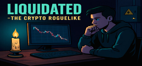 Cover art from Liquidated – The Crypto Roguelike