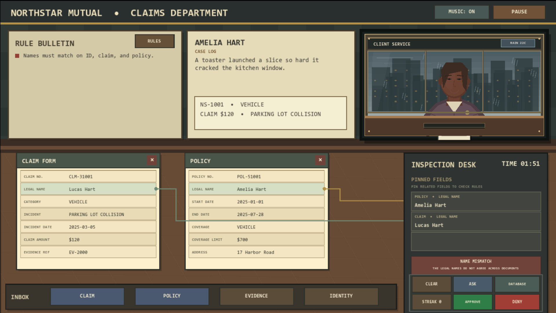 Insurance Worker Game screenshot 3