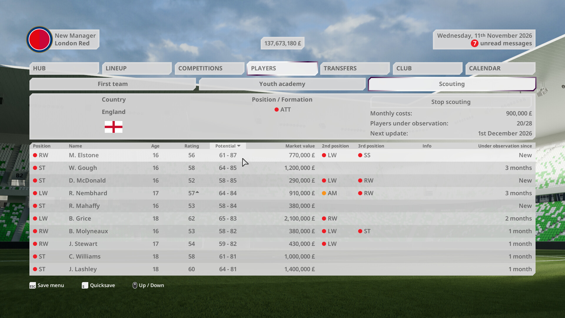 Football Career Mode 28 screenshot 4