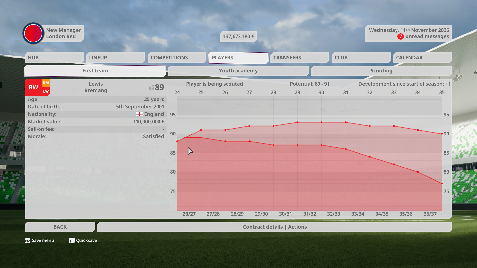 Football Career Mode 28 screenshot 5