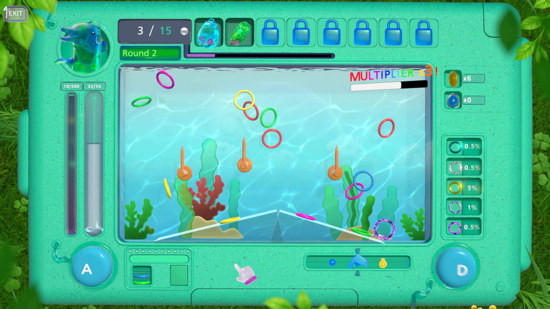 Frutiger Aqua Rings screenshot 2