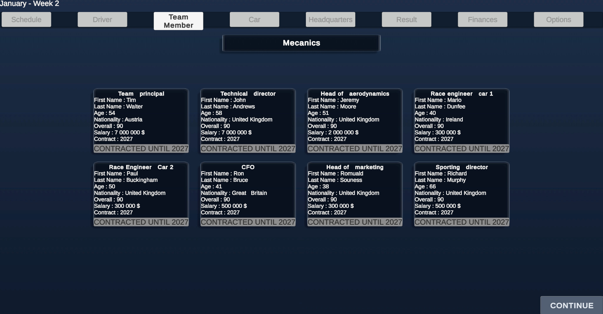 Racing Manager screenshot 2