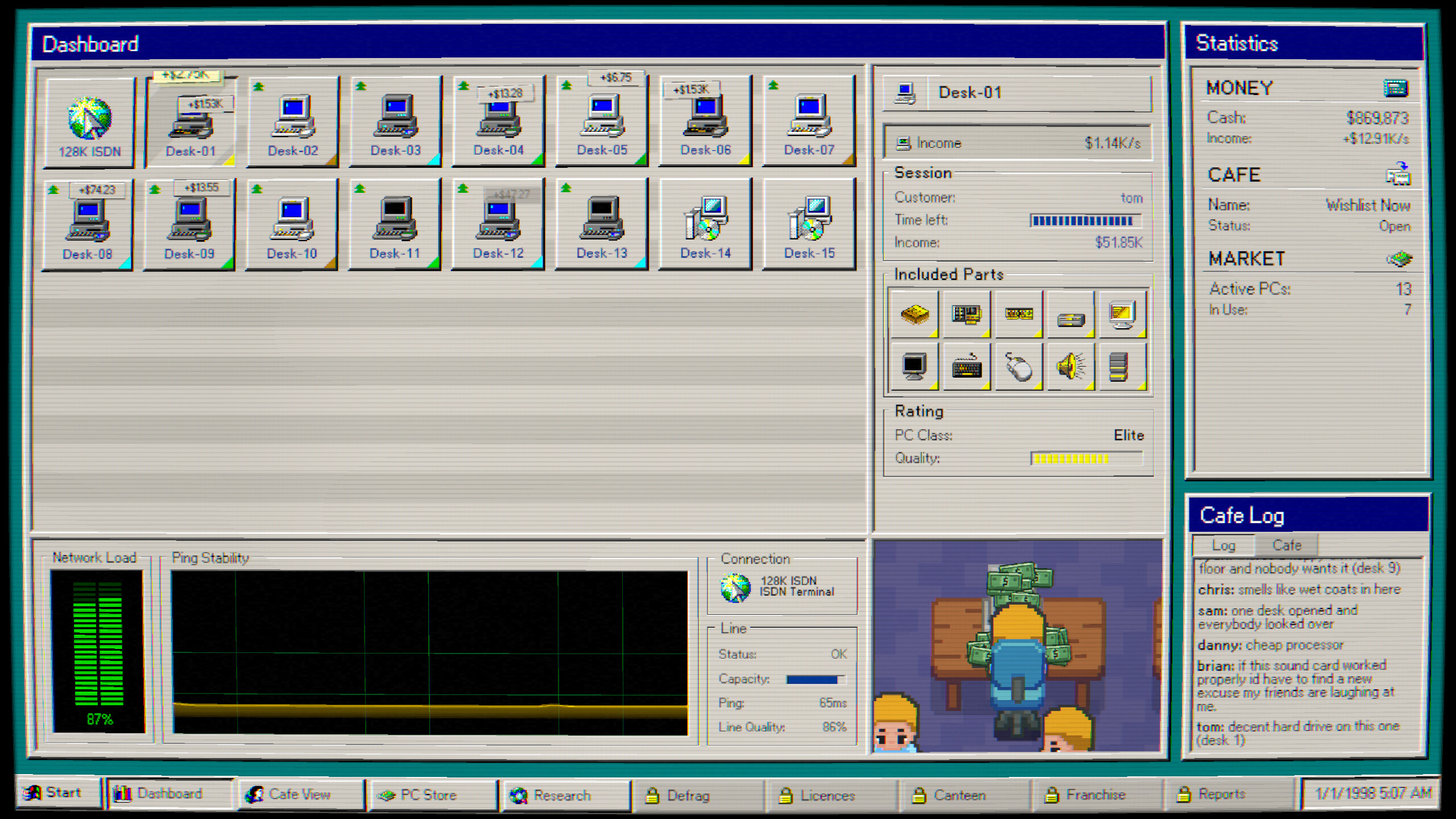 Internet Cafe 98 screenshot 3