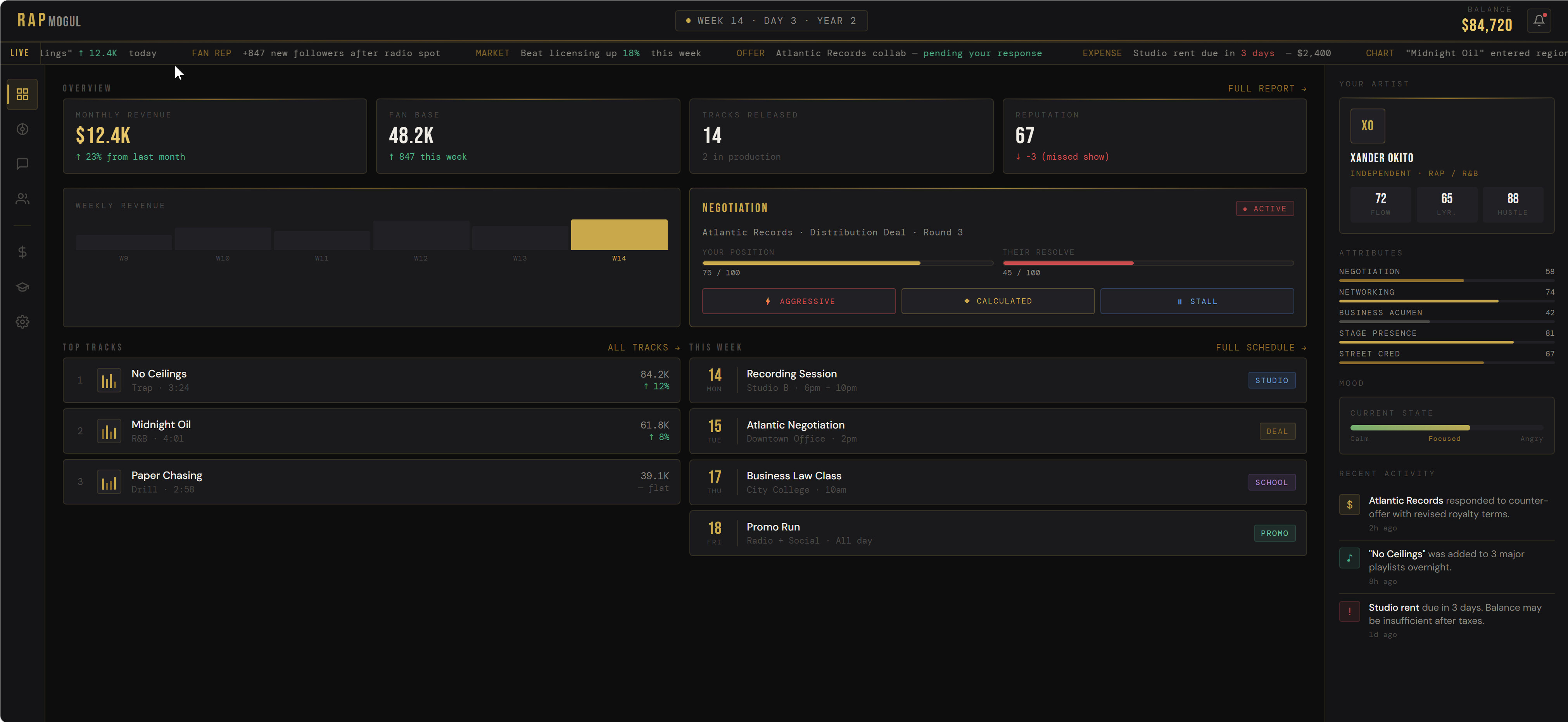 Rap Mogul screenshot 3