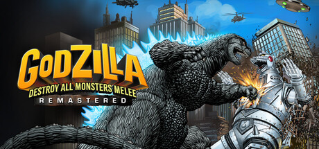 Cover art from Godzilla: Destroy All Monsters Melee Remastered