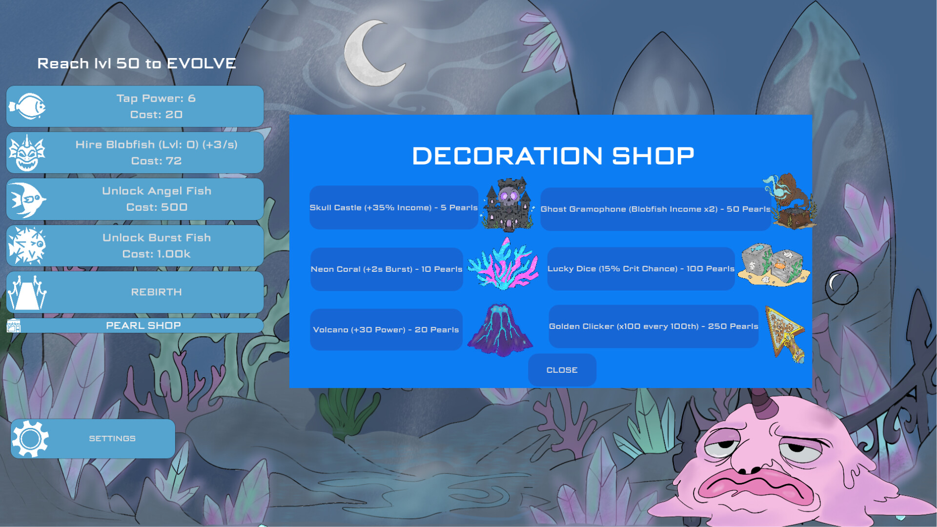 Midnight Aquarium: Idle Clicker screenshot 3