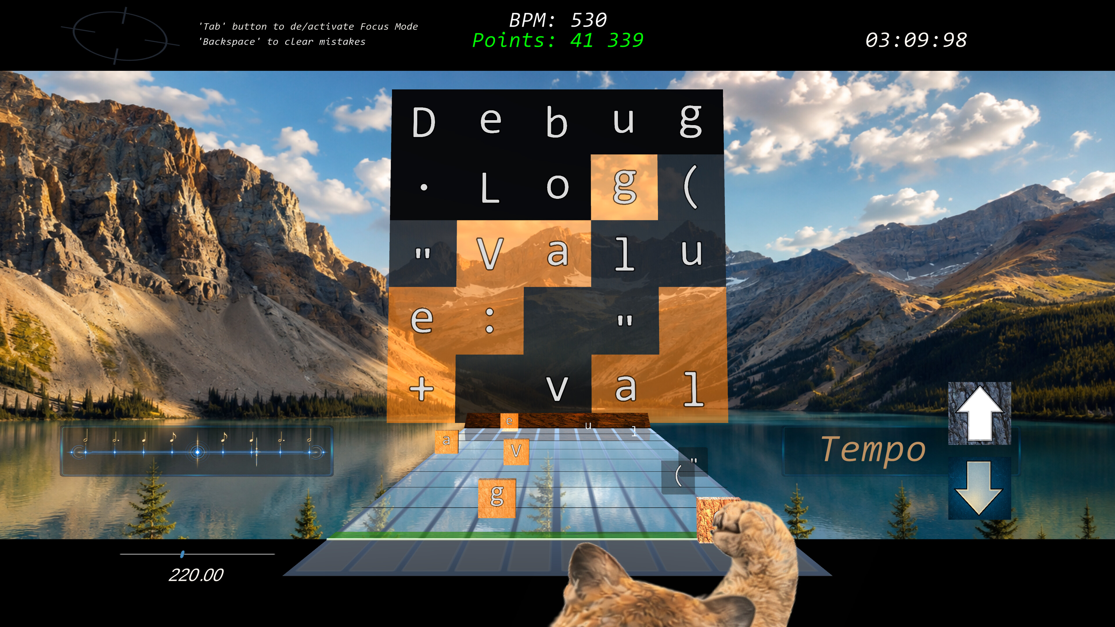 RhythmicTypeX screenshot 2