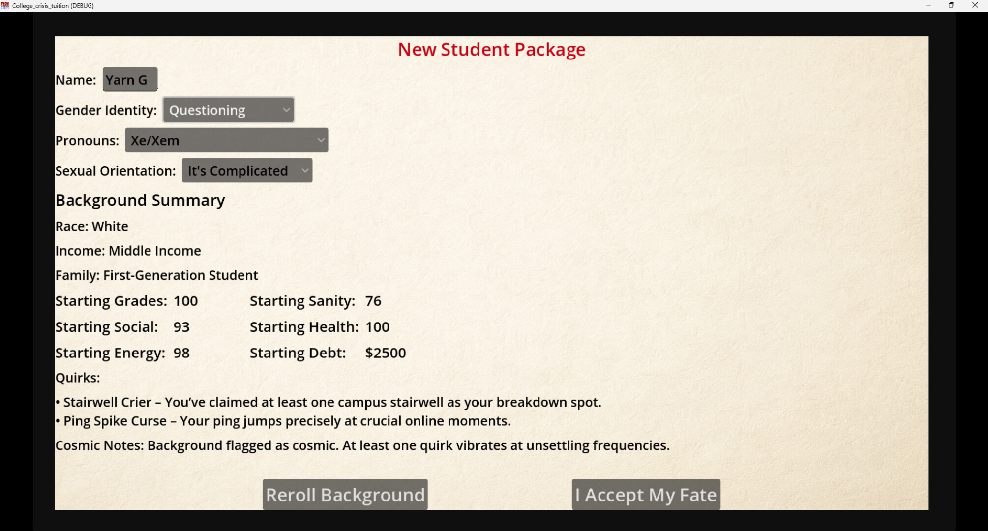 College Crisis: The Tuition Survival Game screenshot 5