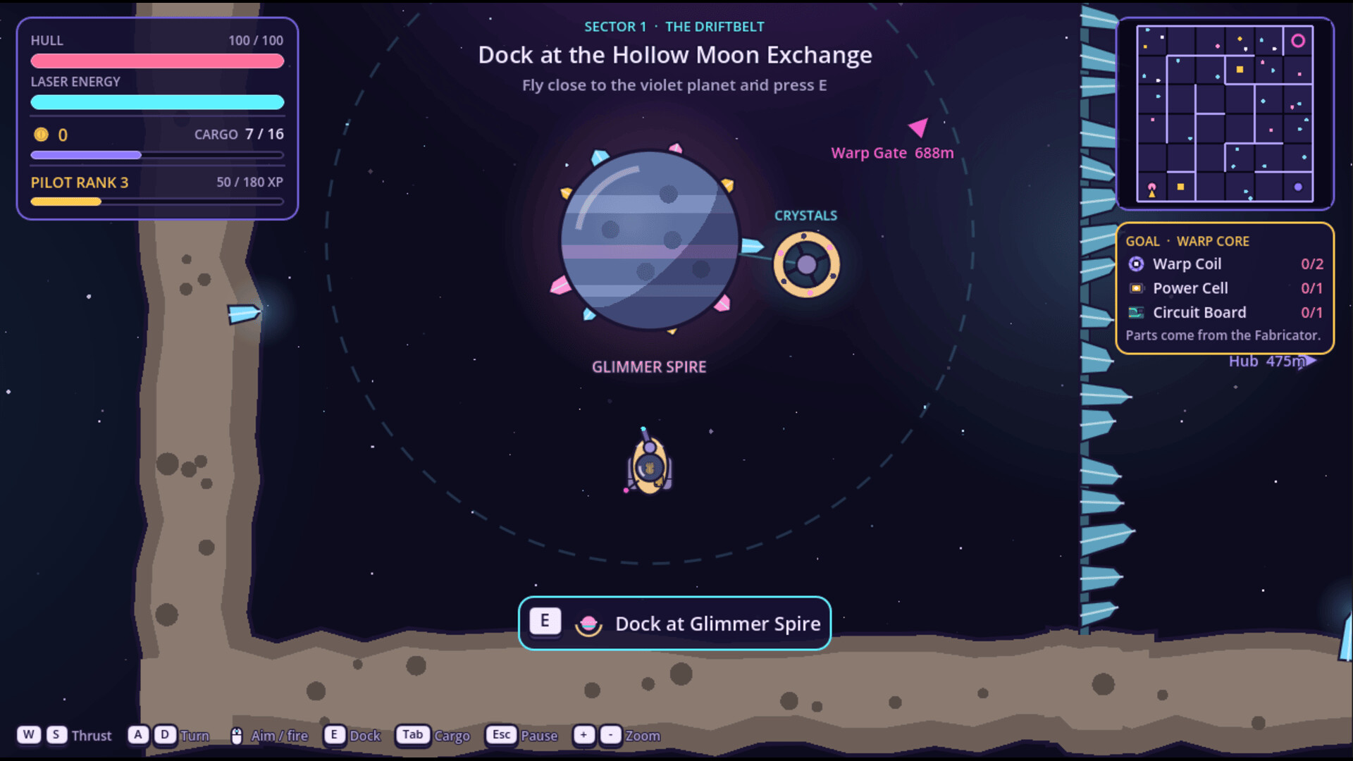 Captain Capy - Roguelike Space Crafter screenshot 3