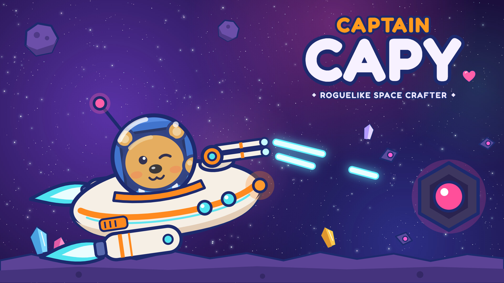 Captain Capy - Roguelike Space Crafter trailer