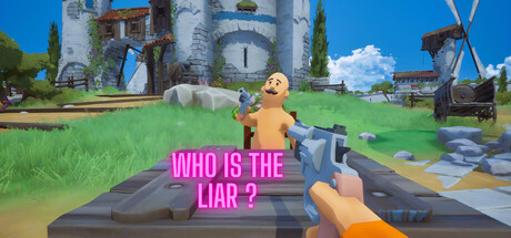 Cover art from WHO IS THE LIAR?