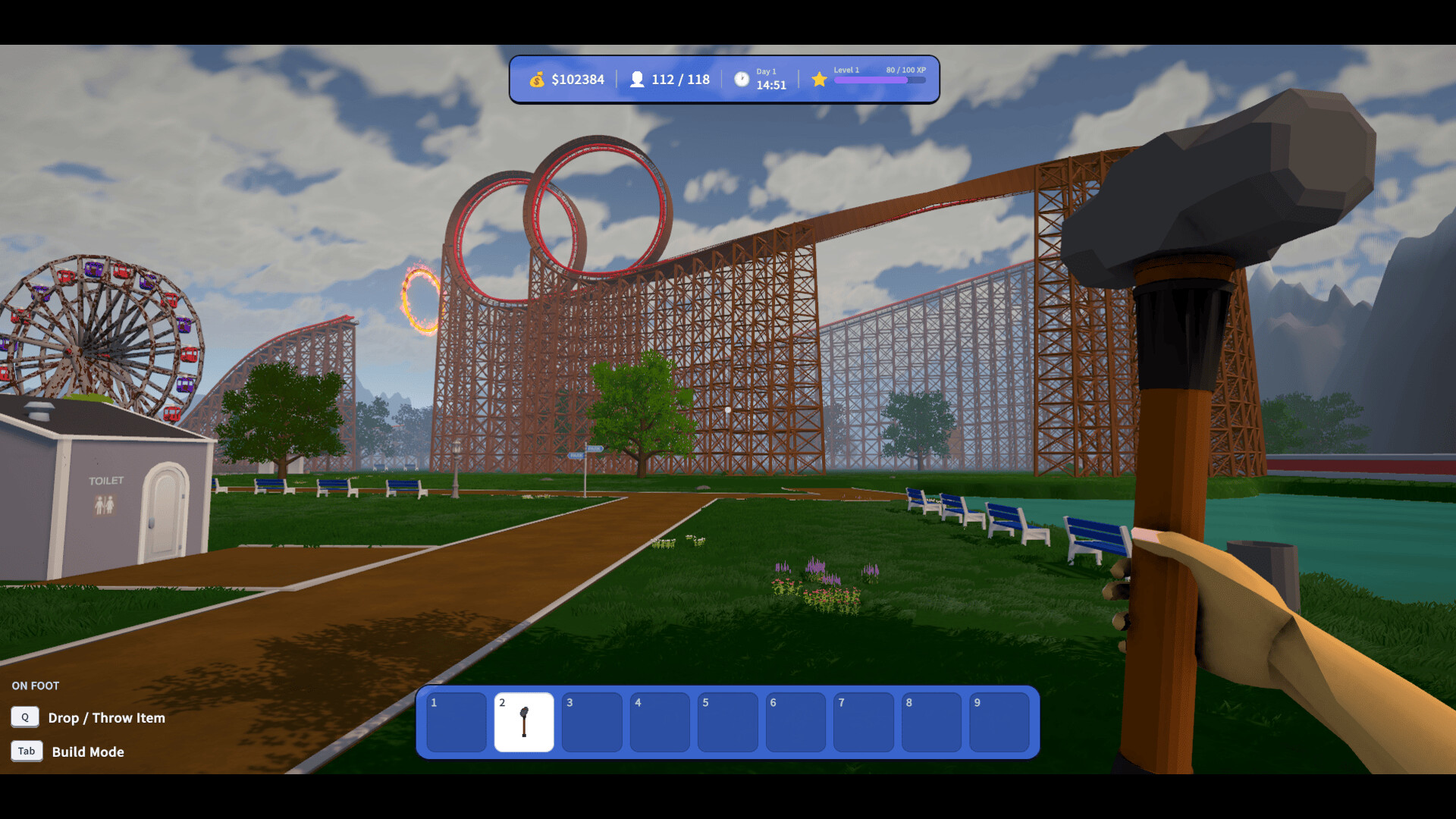 Roller Coaster Park Simulator screenshot 2