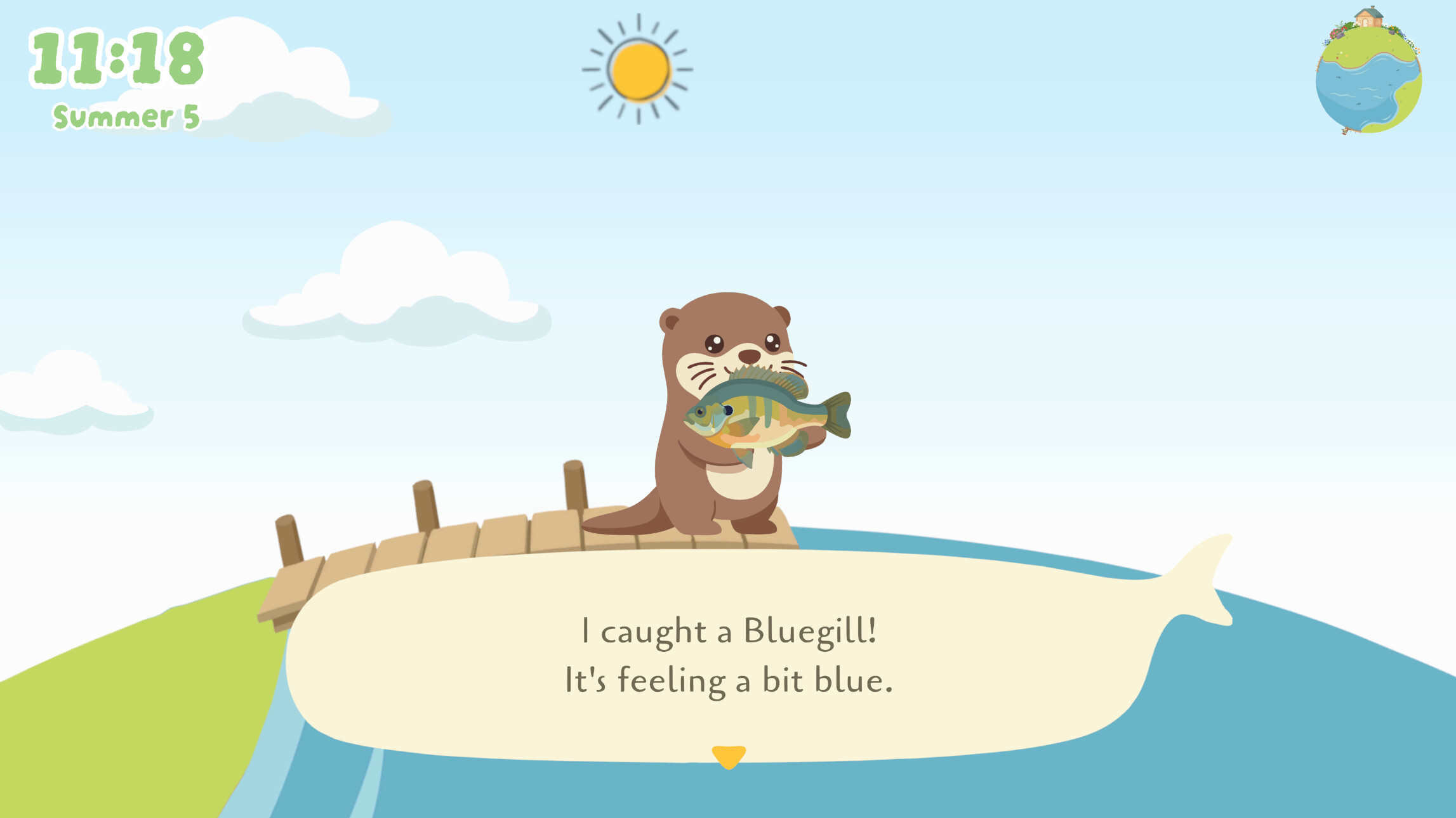 Little Otter's Fishing Life screenshot 5