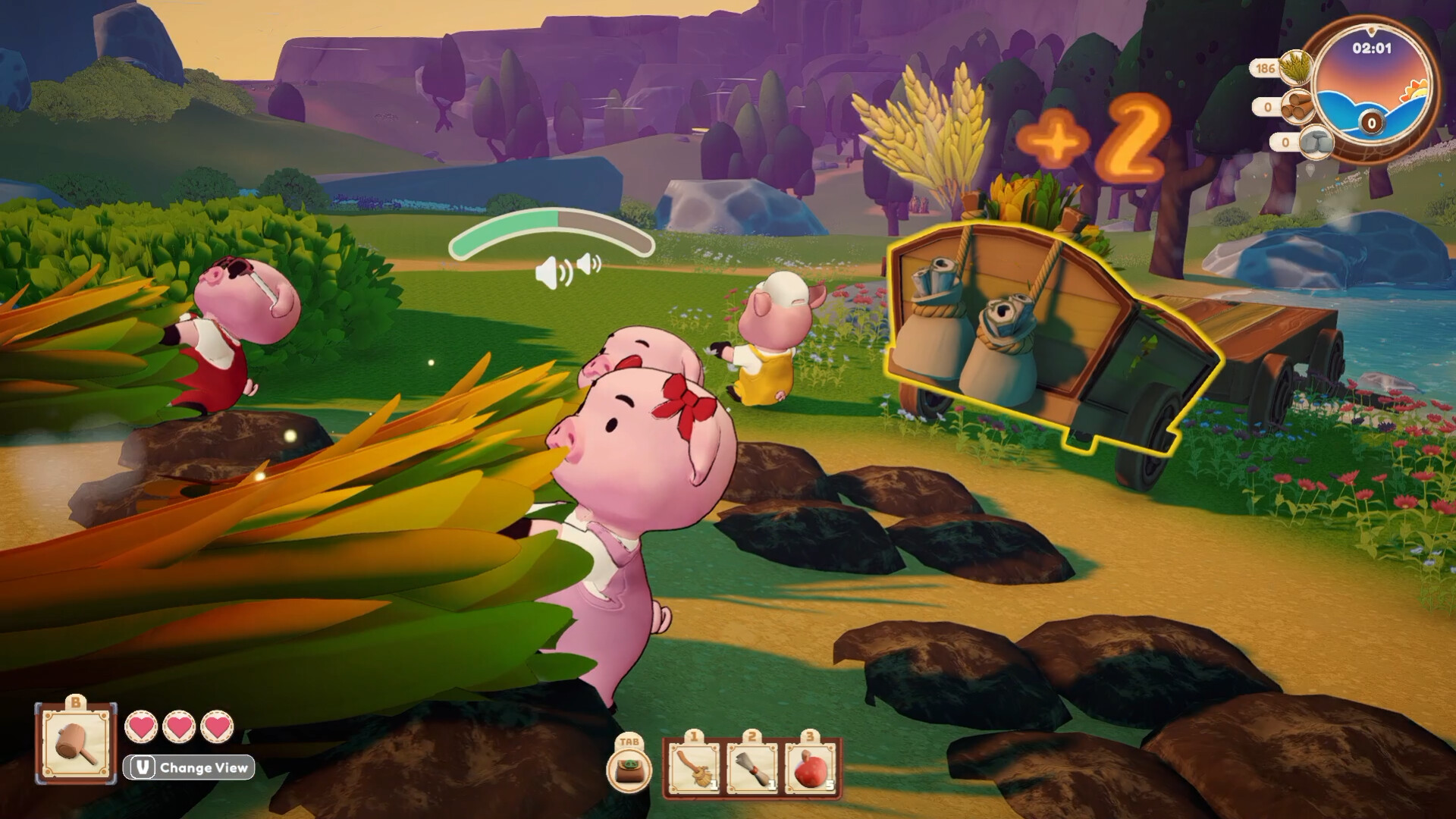 Pigs and Wolf trailer