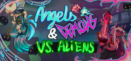 Cover art from Angels and Demons vs. Aliens