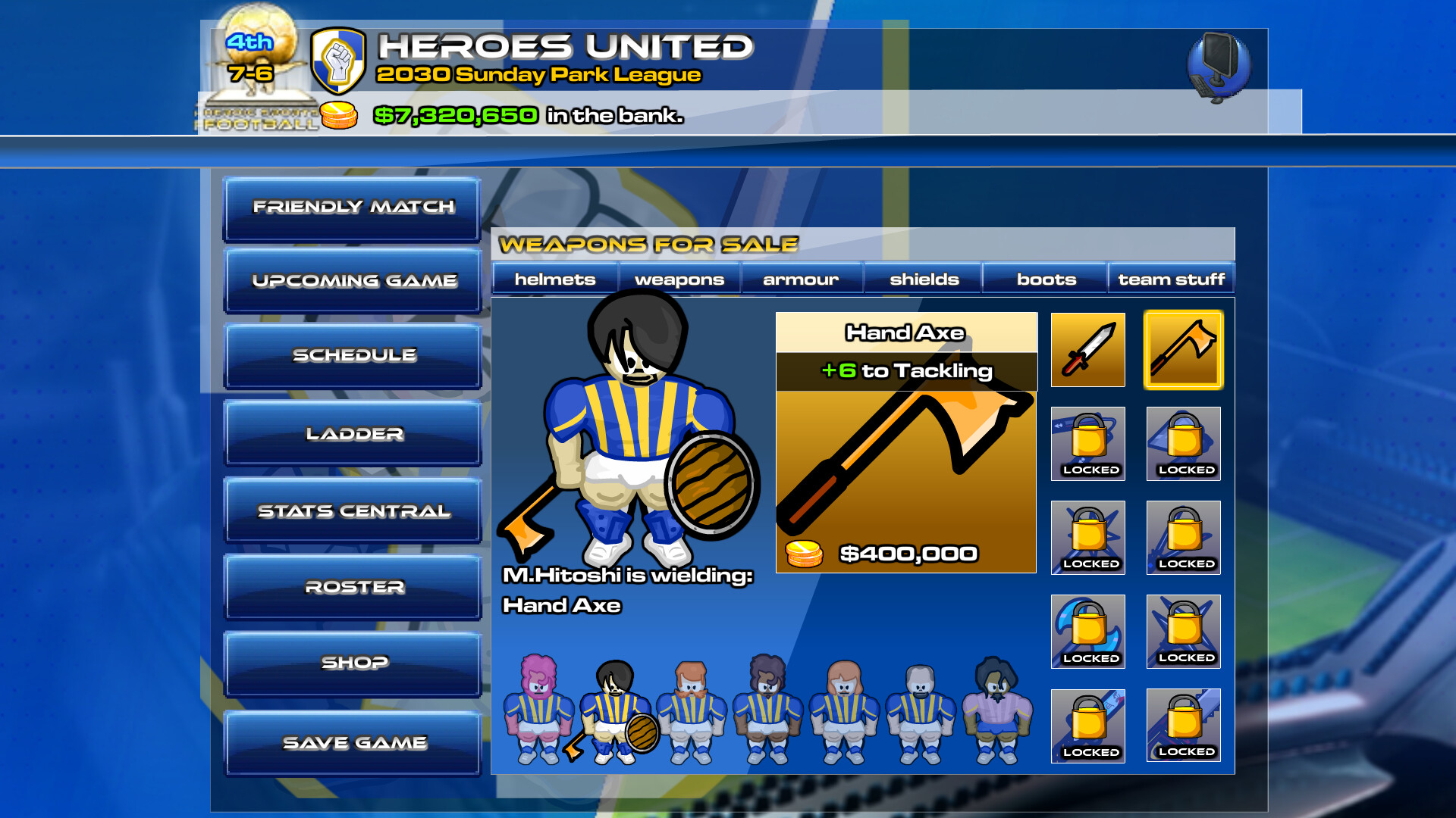 Heroic Sports Football : Enhanced Edition screenshot 4