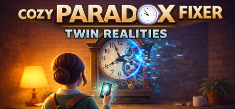 Cover art from Cozy Paradox Fixer: Twin Realities