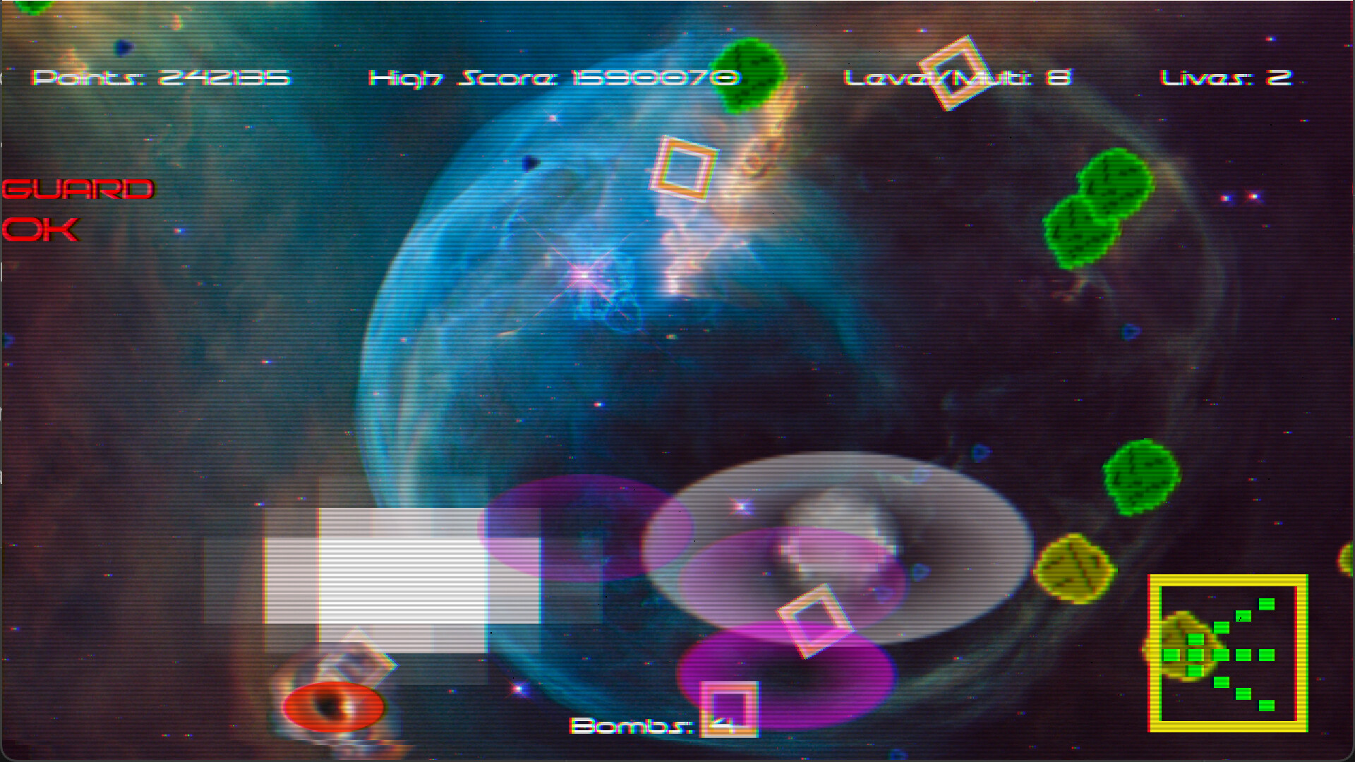 Sayonara, Space Rocks screenshot 2