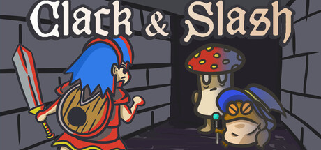 Cover art from Clack and Slash: Typing Roguelike