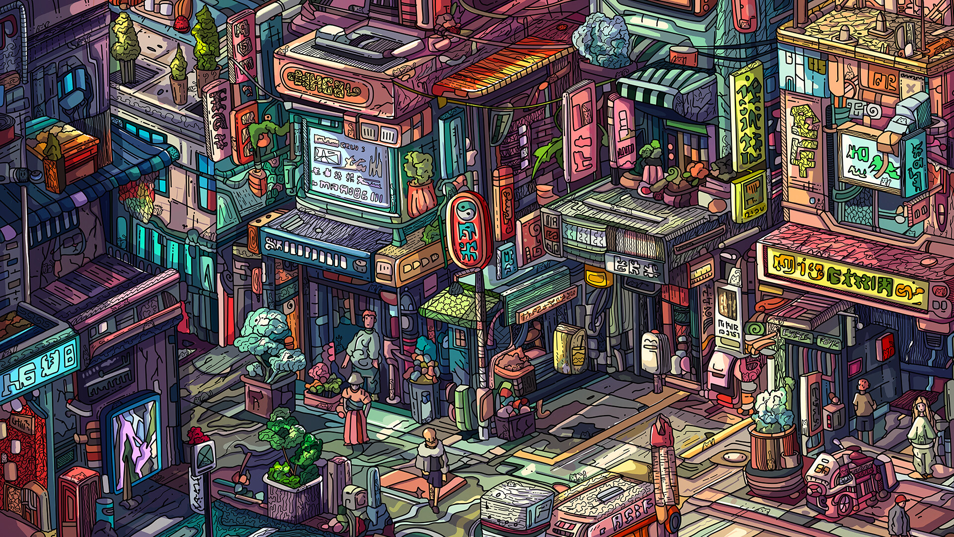 100 Cyberpunk Cats trailer