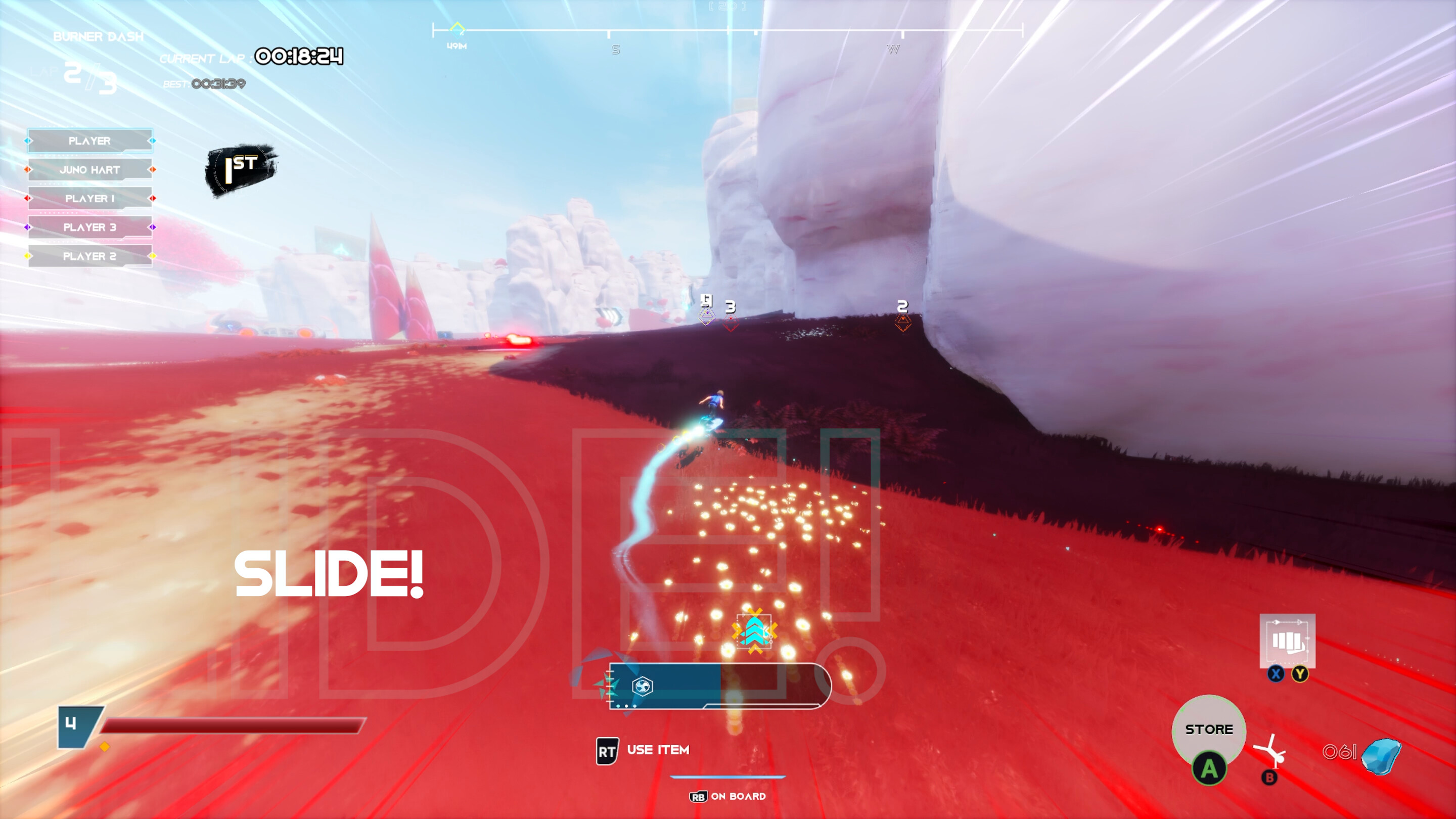 Indie Hoverboard Racing screenshot 2