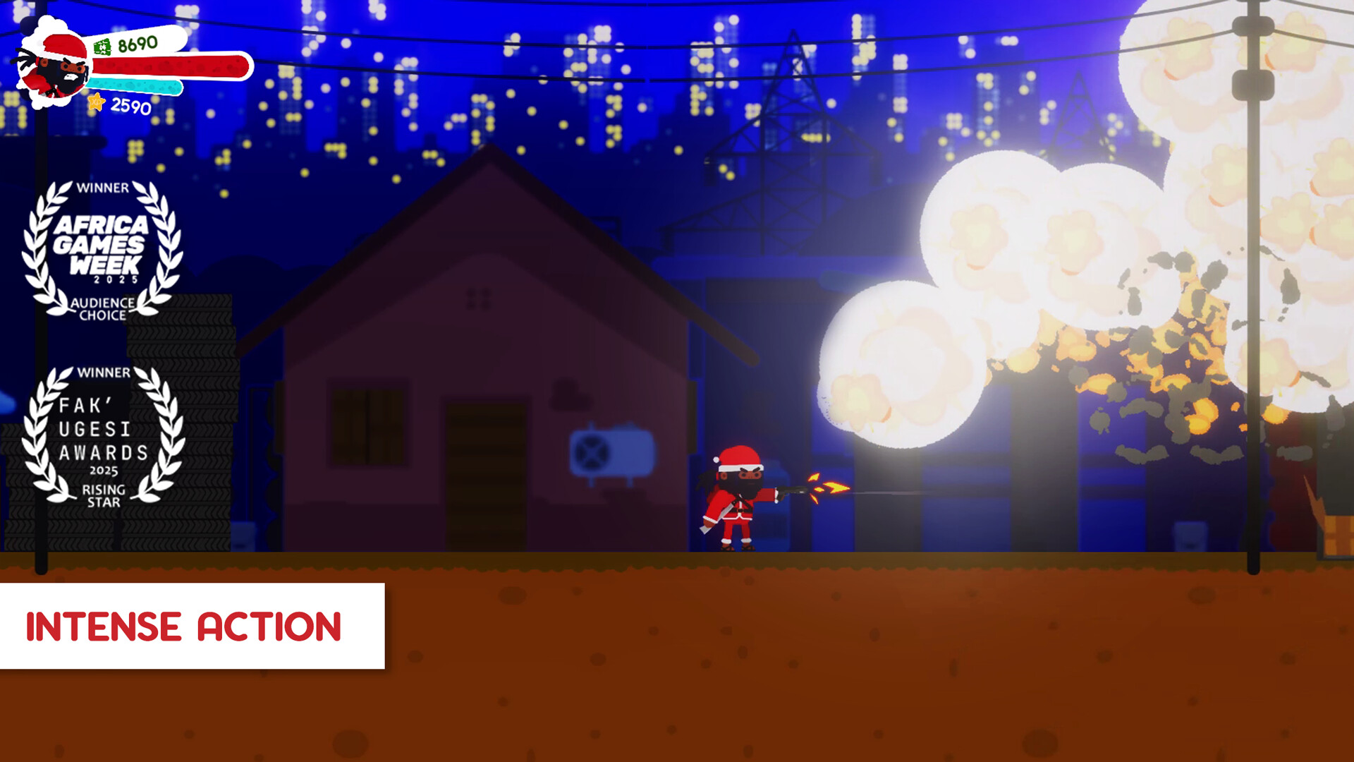 Rasta Santa trailer